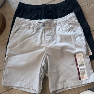 Wonder Nation Black and Gray Kids Shorts